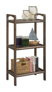 46" Bookcase with 3 Shelves in Antique Chesnut
