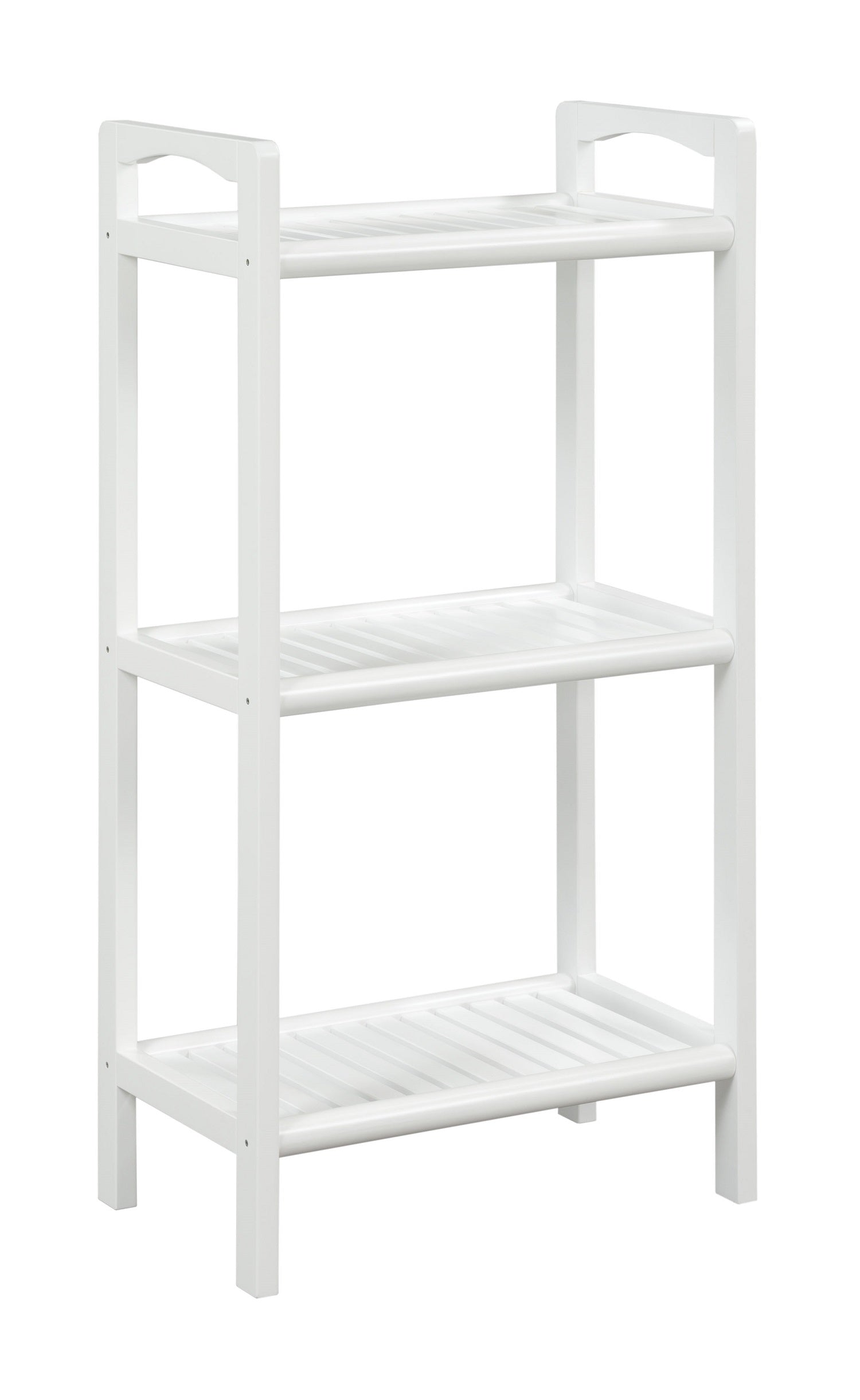 46" Bookcase with 3 Shelves in White