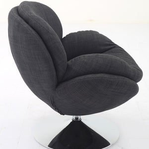 Ultimate Cocoon Graphite Swivel Arm Chair