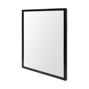 Rectangle Espresso Accent Mirror with Lakeside Design