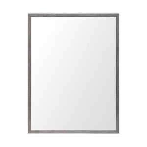 Rectangle Grey Accent Mirror with Driftwood Quality Frame