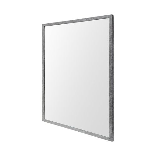 Rectangle Grey Accent Mirror with Driftwood Quality Frame