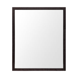 Rectangle Espresso Accent Mirror with Lakeside Design