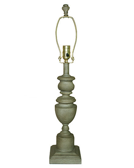 Grey Classic Urn Shape Table Lamp Base