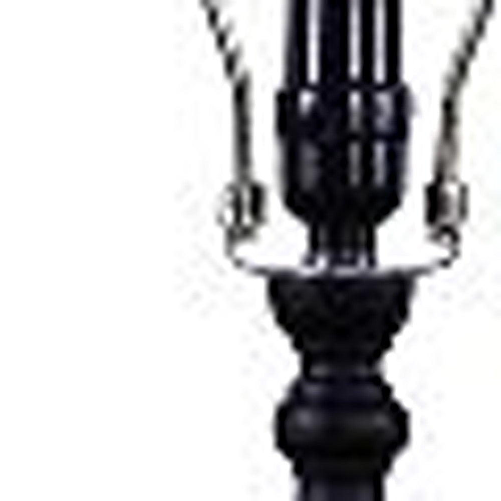 Black Classic Urn Shape Table Lamp Base