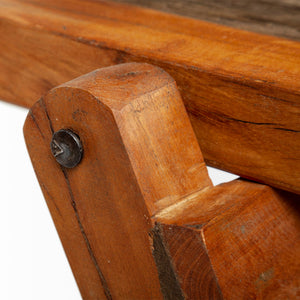 Rectangular Reclaimed Mango Wood Finish Console Table