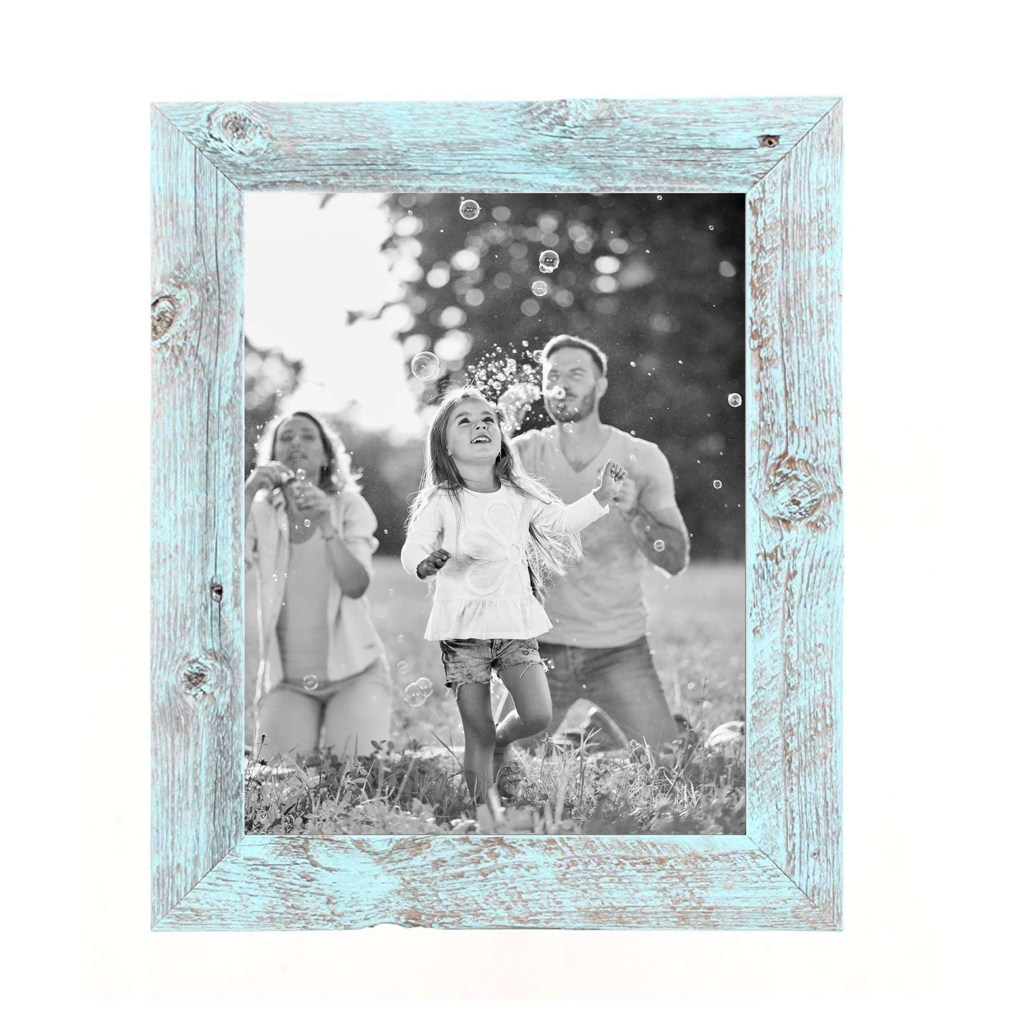 14"x21" Rustic Blue Picture Frame
