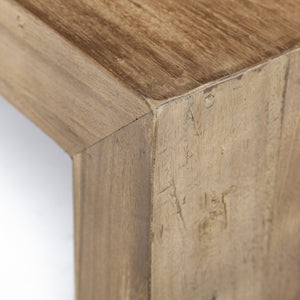 Rectangle Brown Wooden Coffee Table
