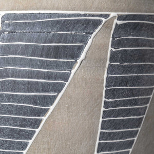 Grey and Brown Ceramic Vase