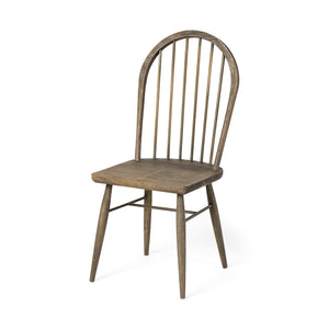 Solid Wood Brown Dining Chair