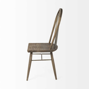 Solid Wood Brown Dining Chair