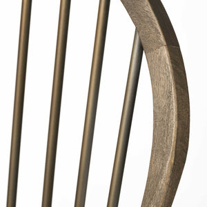 Solid Wood Brown Dining Chair