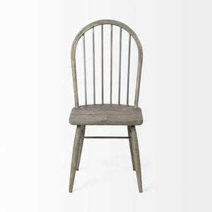 Solid Wood Grey Dining Chair