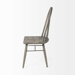 Solid Wood Grey Dining Chair