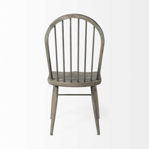 Solid Wood Grey Dining Chair