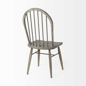 Solid Wood Grey Dining Chair