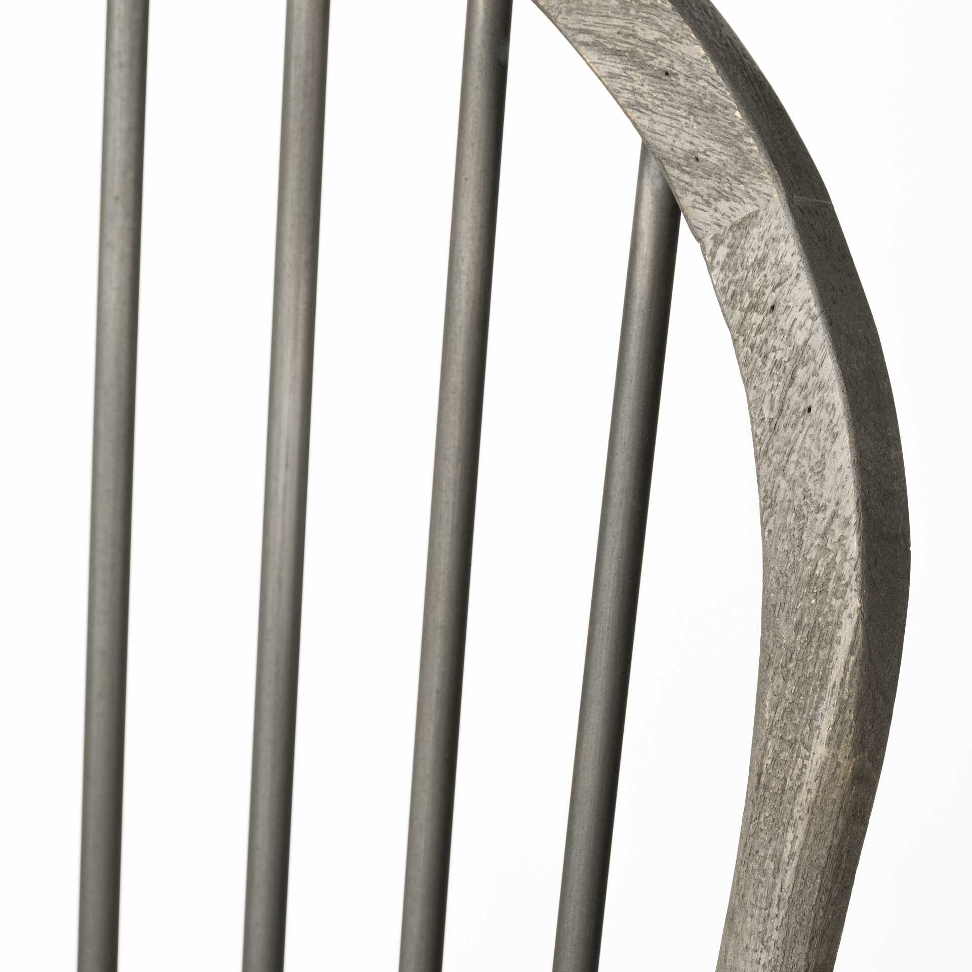 Solid Wood Grey Dining Chair