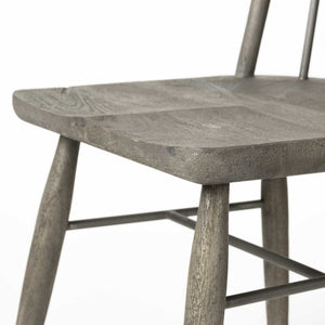 Solid Wood Grey Dining Chair