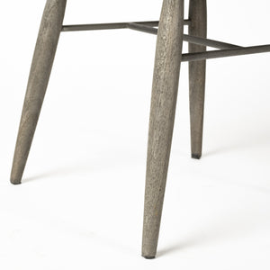 Solid Wood Grey Dining Chair