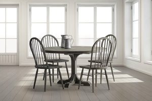 Solid Wood Grey Dining Chair
