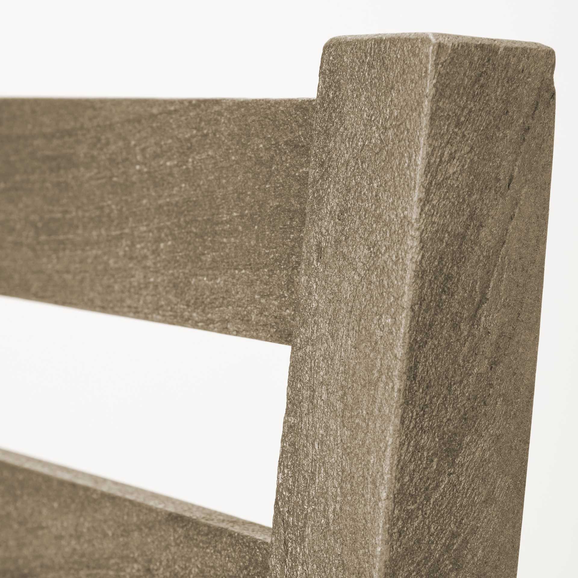 Brown Solid Wood Dining Chair
