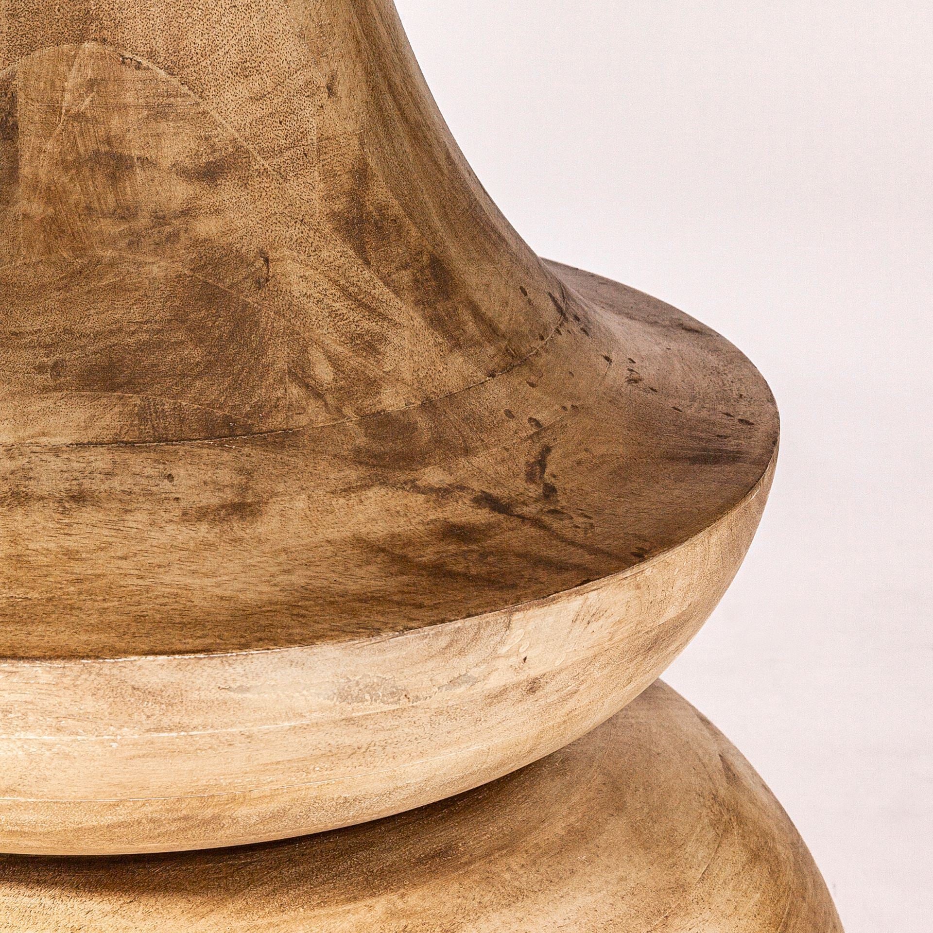 60" Round Blonde Solid Wood and Base Dining Table