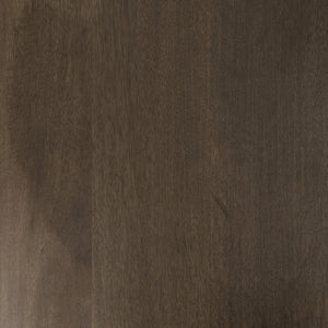 72x39 Brown Solid Wood Top with Metal and Wood Leg Dining Table