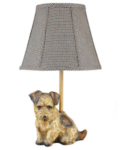 Antique Puppy Acccent Lamp