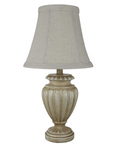 White Urn Accent Lamp