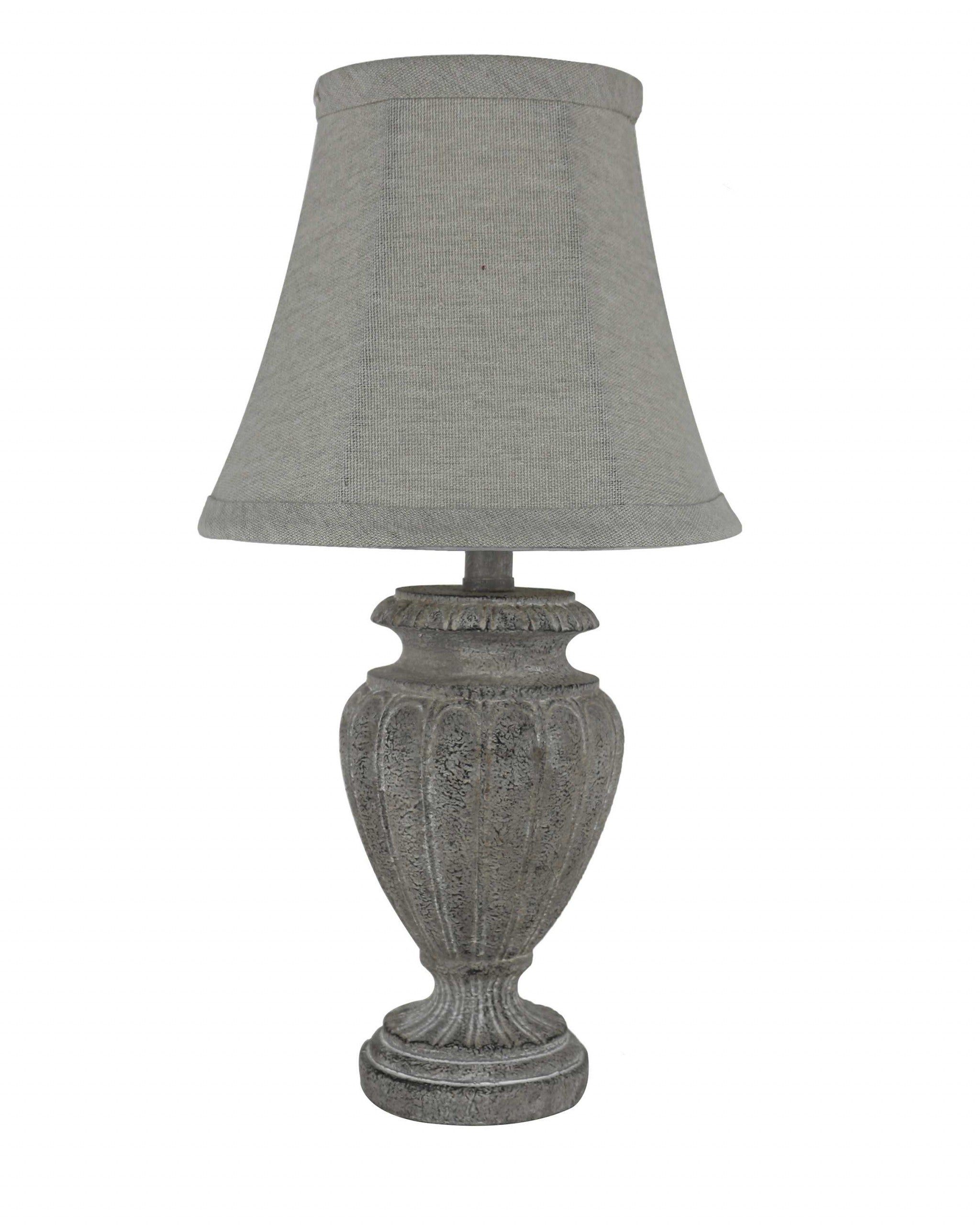 Concrete Urn Accent Lamp