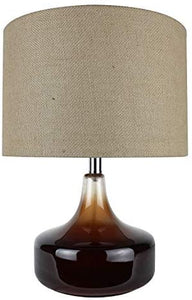 Brown Glass Accent Lamp
