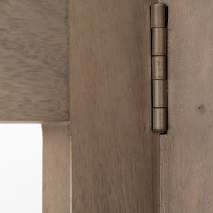 Light Brown Wood Shelving Unit with 4 Shelves