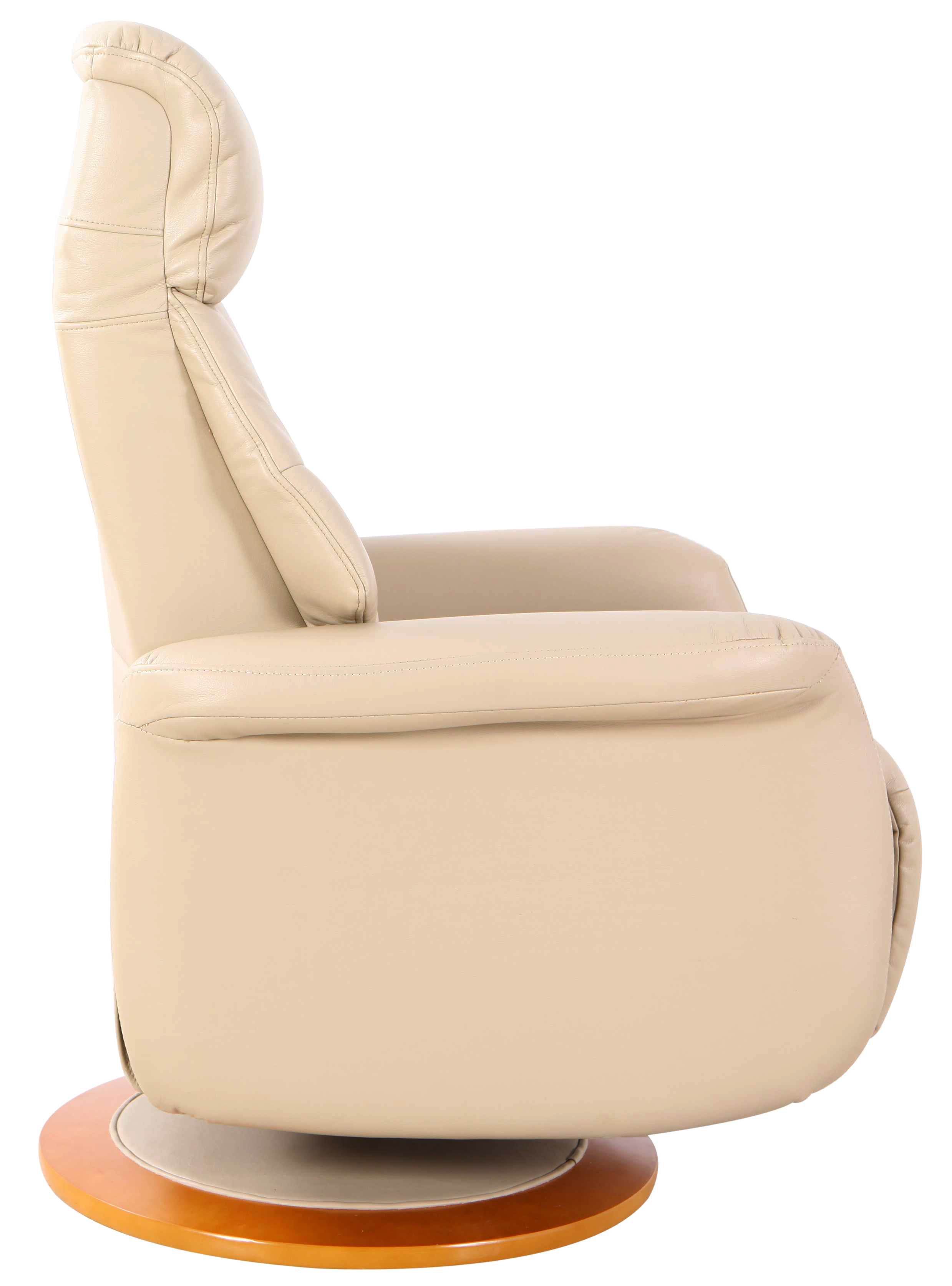 Cobble Faux Leather Swivel Adjustable Recliner Chair