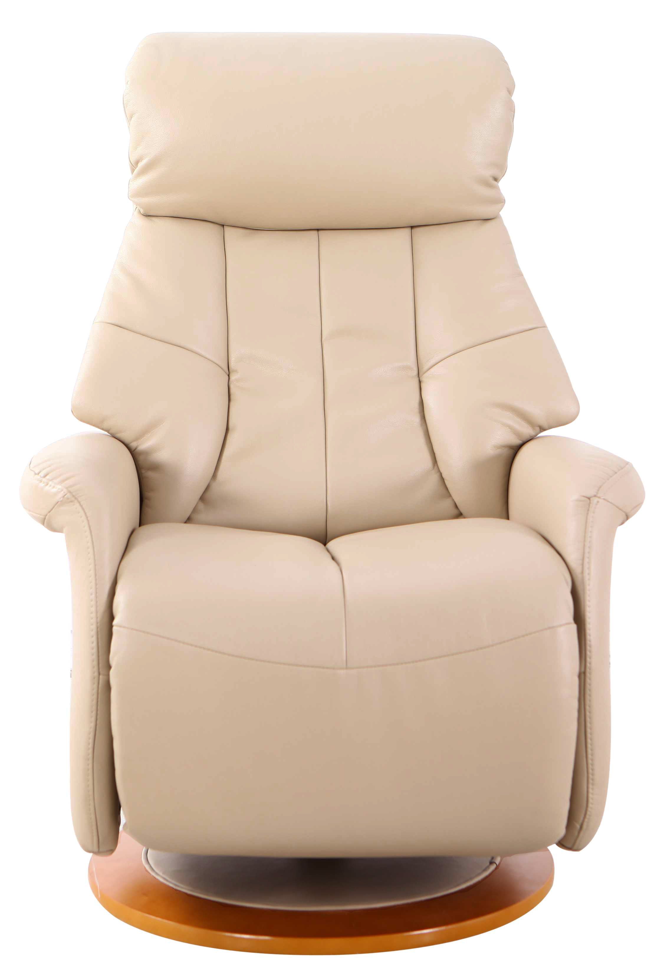 Cobble Faux Leather Swivel Adjustable Recliner Chair