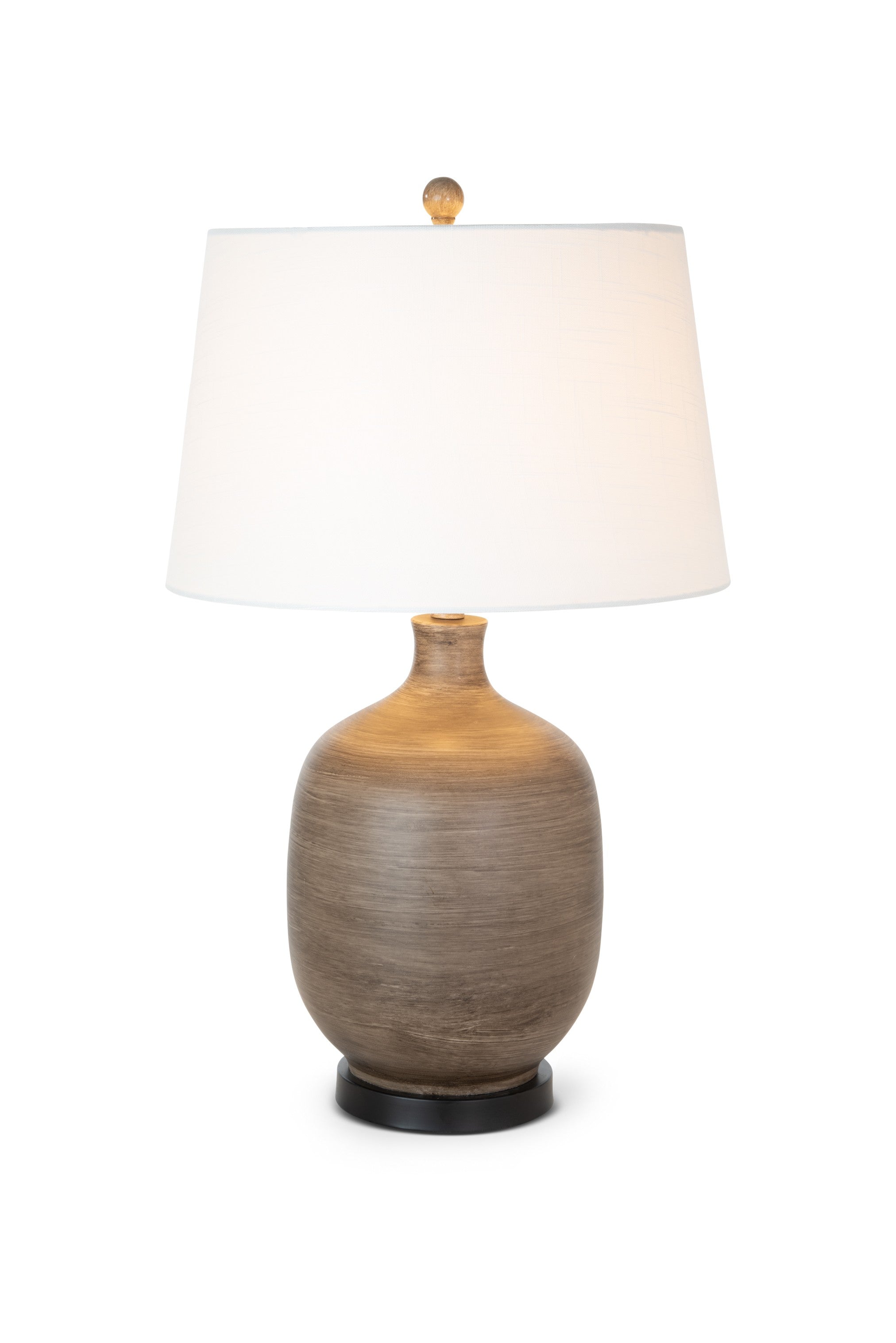 Set of 2 Brown Transitional Table Lamps