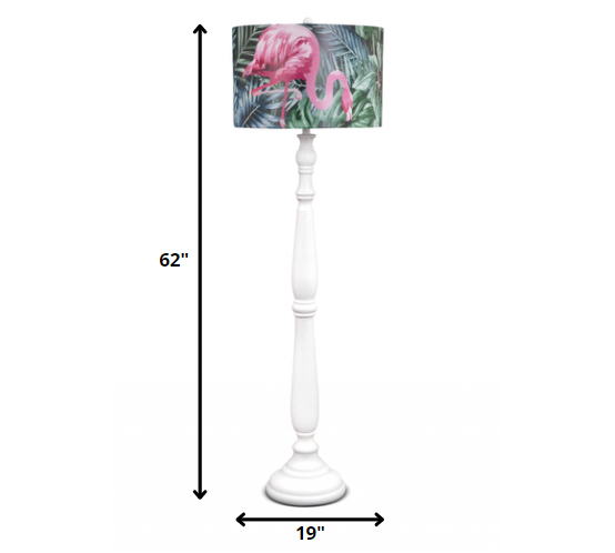 Fabulous Flamingo Tropical Floor Lamp