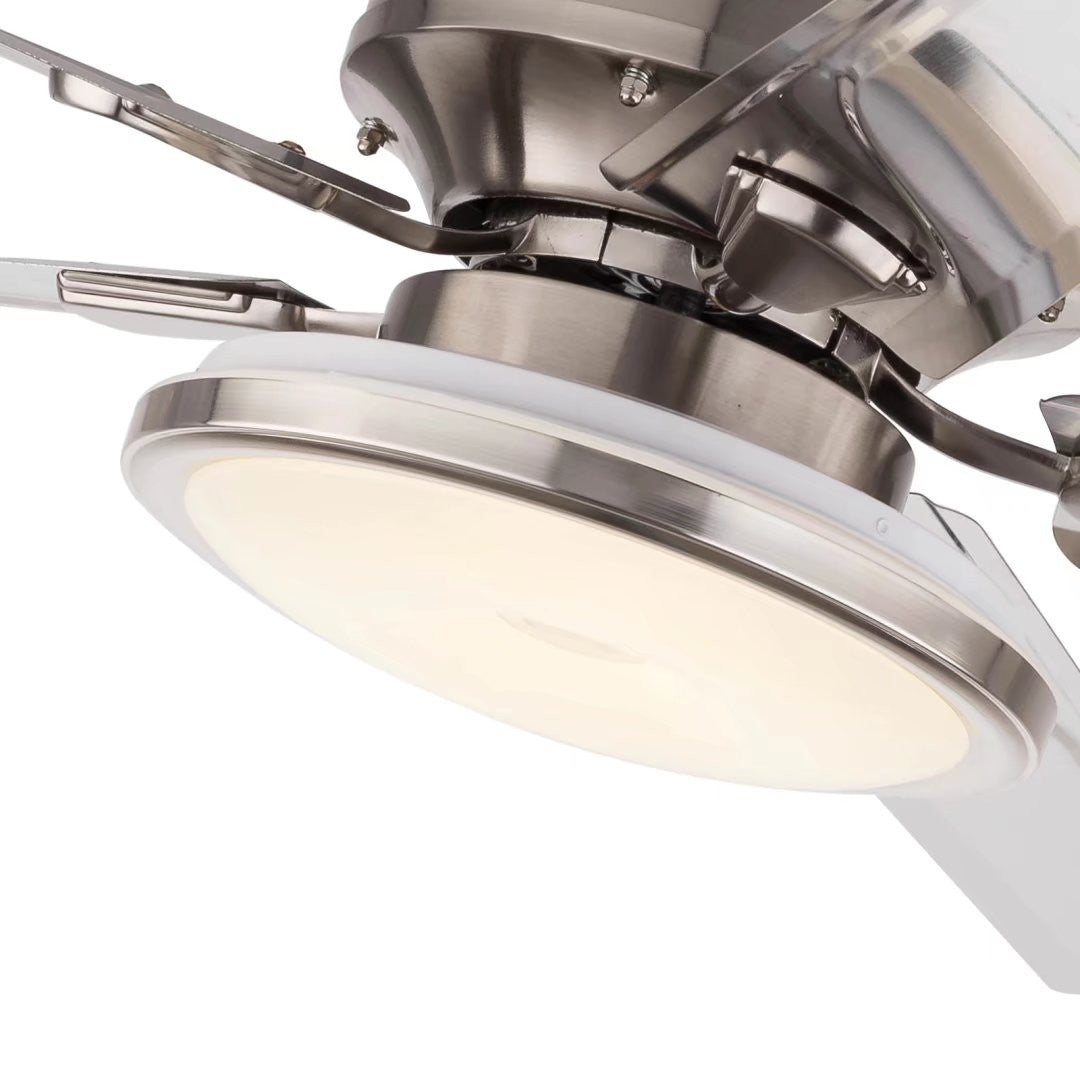 Contemporary Ceiling Lamp And Fan With Remote