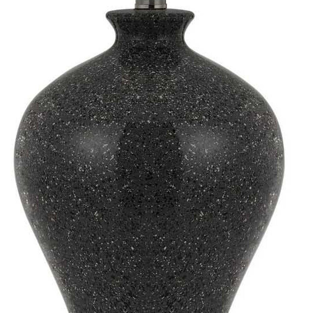 Set of Two 27” Ceramic And Marble Table Lamps