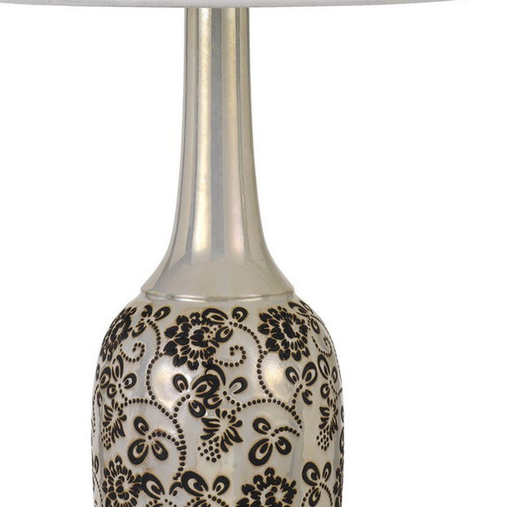 Set of Two 30” Stylish Ceramic Pearl Table Lamp