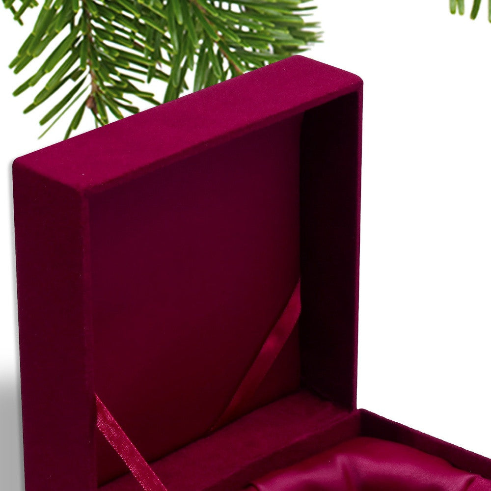 Authentic Just Married  Hand Painted Mouth Blown Glass Ornament