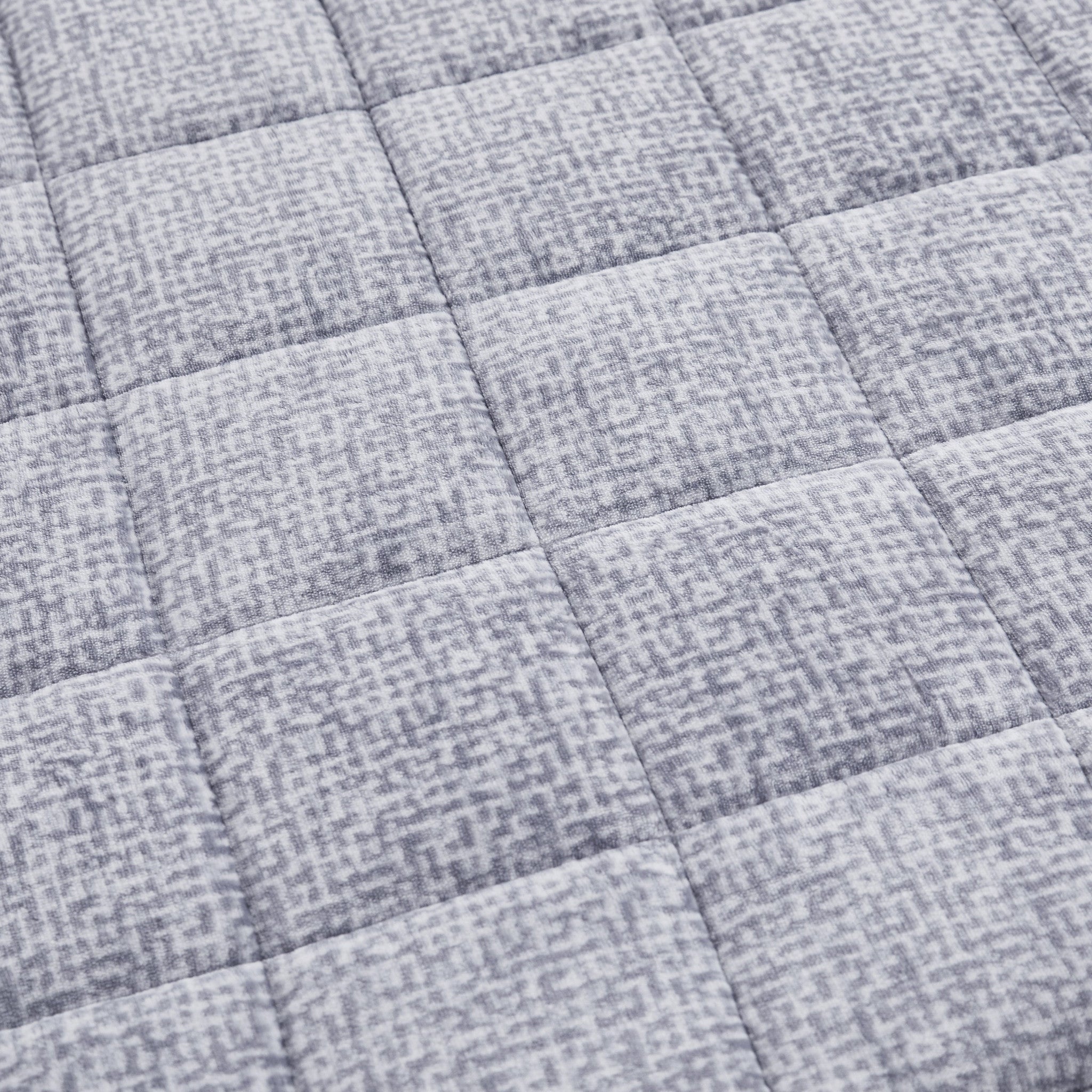 Grey Velvet  Velvet Luxury Weighted Throw Blanket