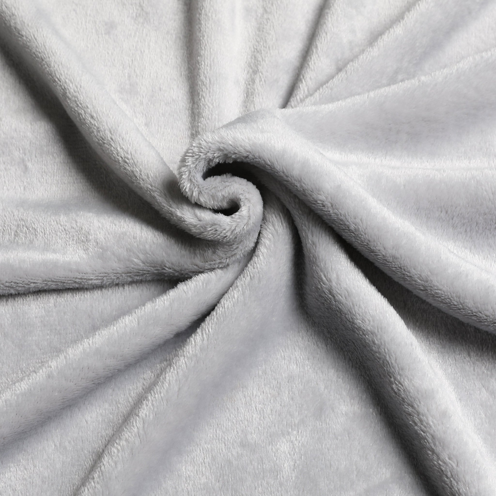 Grey Solid Anti Microbial Oversized Throw