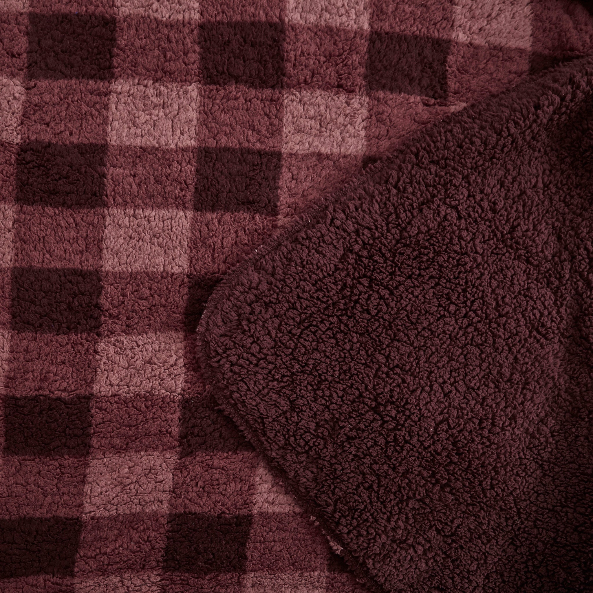 Burgundy Cottage Oversized Blanket