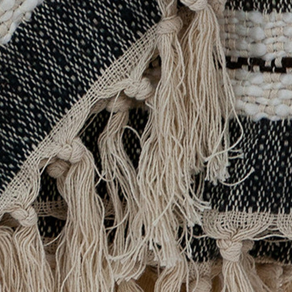 Parkland Collection Ira Eclectic Multicolor 52" x 67" WOVEN HANDLOOM Throw