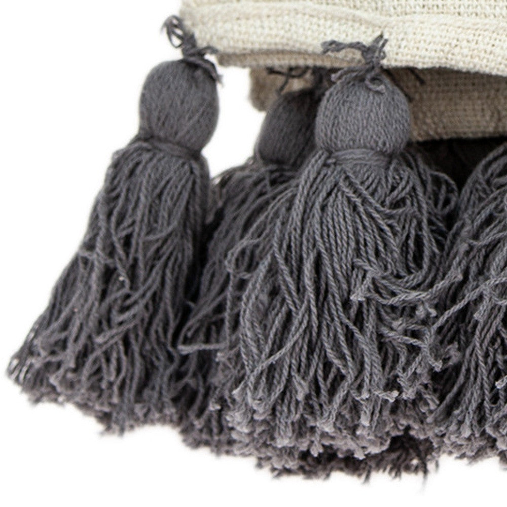 Parkland Collection Seema Transitional Multicolored HANDLOOMed 52" x 67" Cotton Throw Blanket