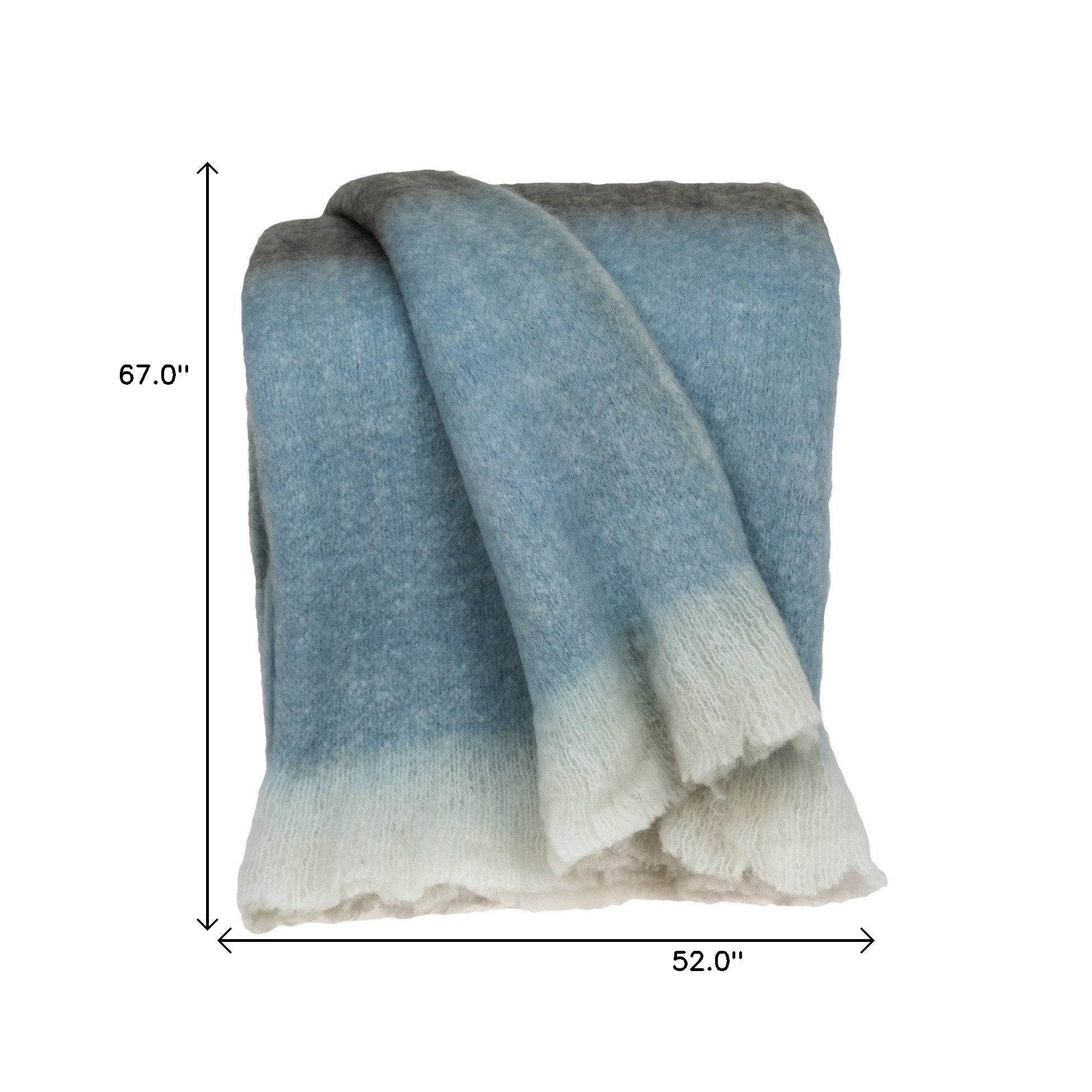 Parkland Collection Larco Transitional Multi 52" x 67" WOVEN HANDLOOM Throw